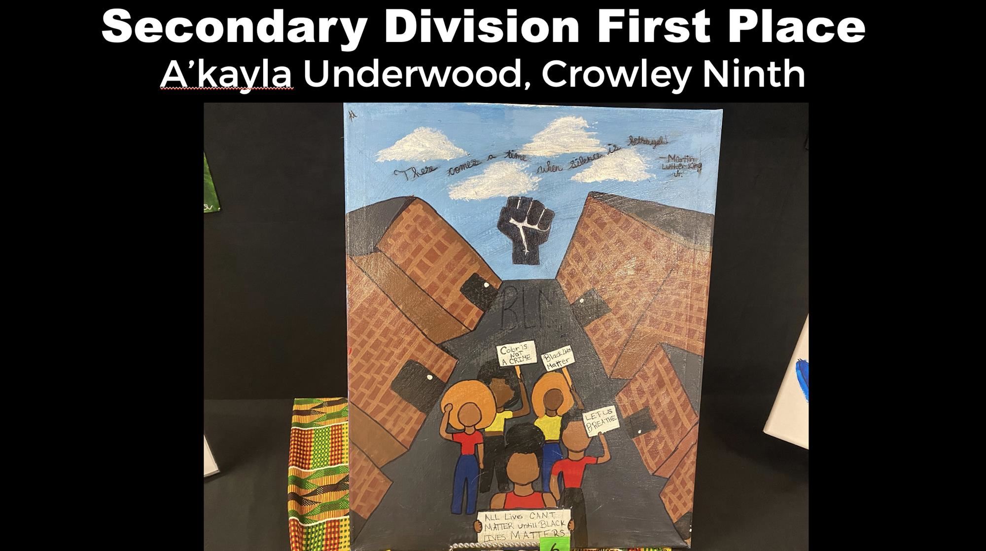A'kayla Underwood, Crowley Ninth Grade 